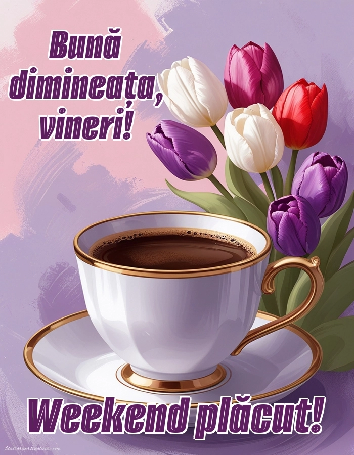 Imagini de Bună Dimineața cu Zilele Săptămânii: Cafea