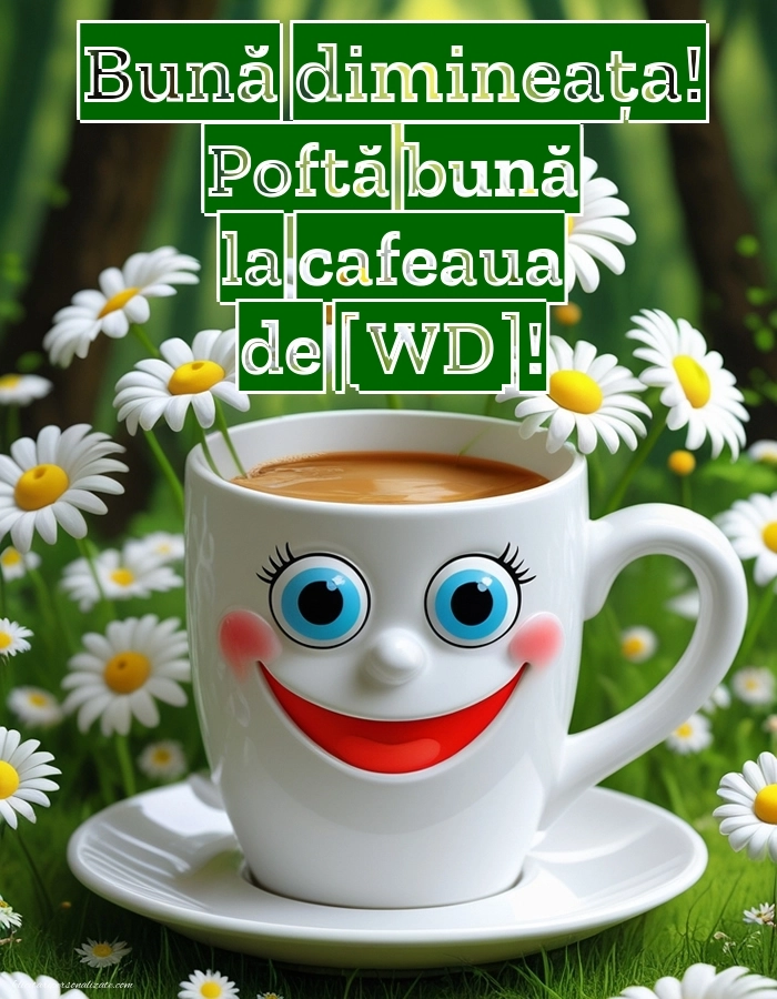 Imagini de Bună Dimineața cu Zilele Săptămânii: Cafea