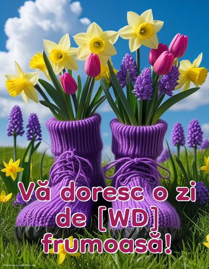 Imagini de Bună Dimineața cu Zilele Săptămânii: Peisaj de primăvară