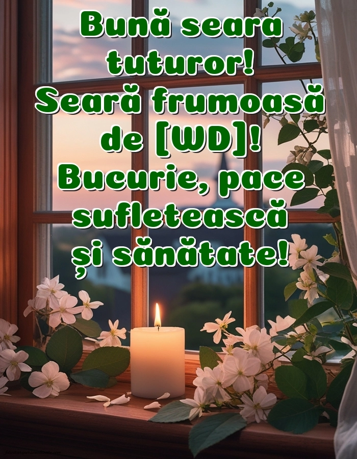 Imagini frumoase de Bună Seara pentru Facebook: Peisaj de primăvară