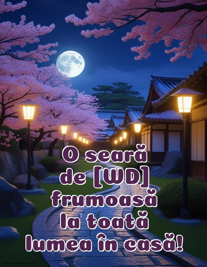 Imagini frumoase de Bună Seara pentru Facebook: Peisaj de primăvară