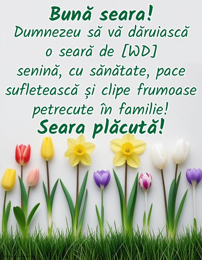 Imagini frumoase de Bună Seara pentru Facebook: Peisaj de primăvară