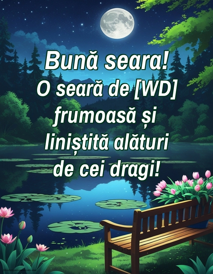 Imagini frumoase de Bună Seara pentru Facebook: Peisaj de primăvară