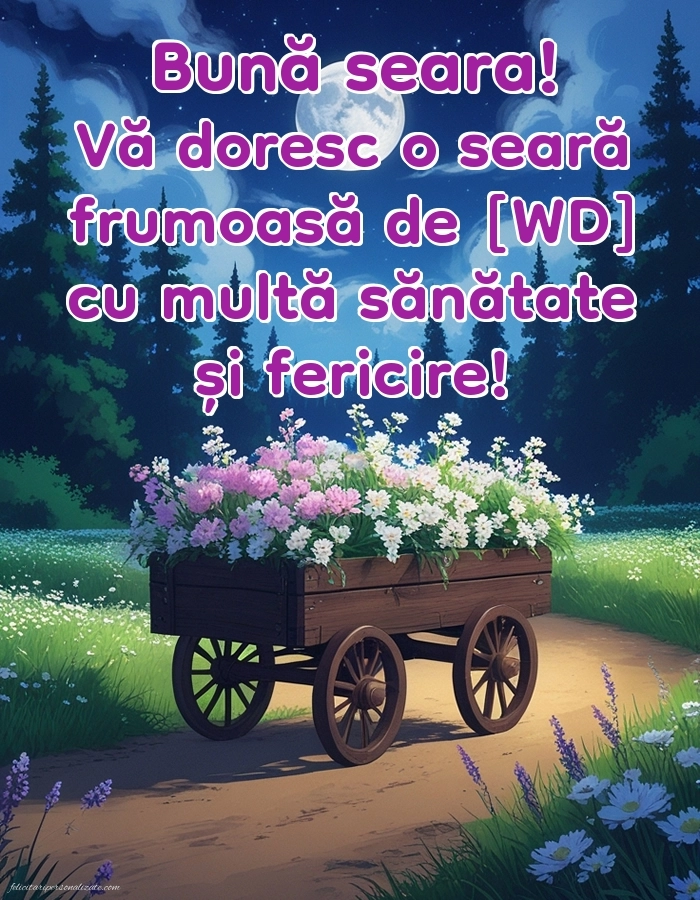 Imagini frumoase de Bună Seara pentru Facebook: Peisaj de primăvară