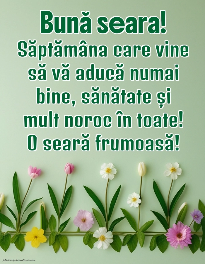 Imagini frumoase de Bună Seara pentru Facebook: Peisaj de primăvară