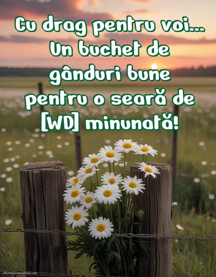 Imagini frumoase de Bună Seara pentru Facebook: Peisaj de primăvară