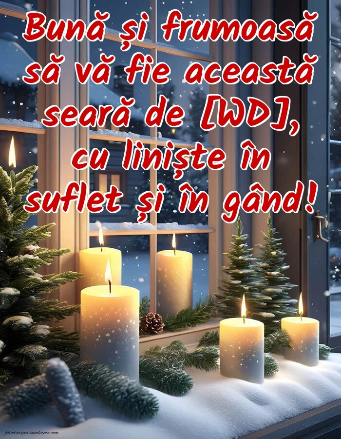 Imagini frumoase de Bună Seara pentru Facebook: Peisaj de iarnă