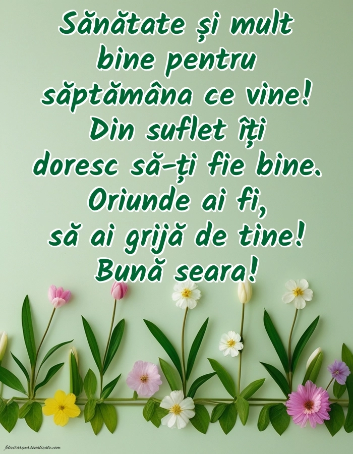 Imagini frumoase de Bună Seara pentru Facebook: Peisaj de primăvară