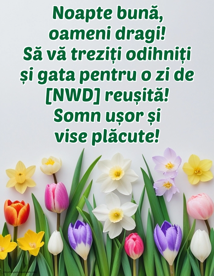 Imagini frumoase de Noapte Bună pentru Facebook: Peisaj de primăvară