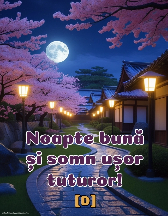 Imagini frumoase de Noapte Bună pentru Facebook: Peisaj de primăvară