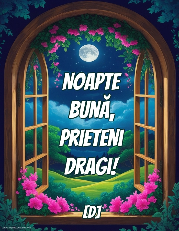 Imagini frumoase de Noapte Bună pentru Facebook: Peisaj de primăvară