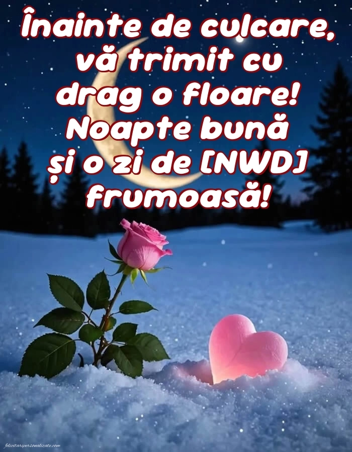 Imagini frumoase de Noapte Bună pentru Facebook: Trandafiri