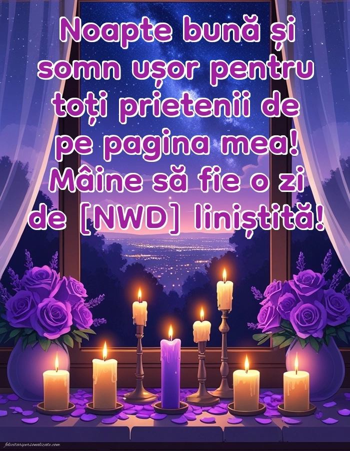 Imagini frumoase de Noapte Bună pentru Facebook: Peisaj de primăvară