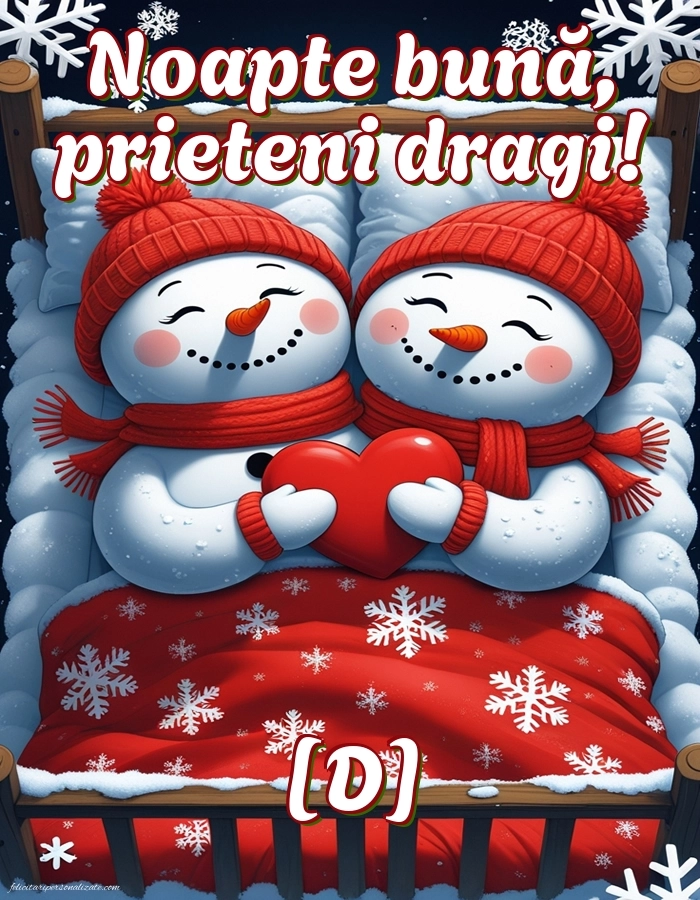 Imagini frumoase de Noapte Bună pentru Facebook: Peisaj de iarnă