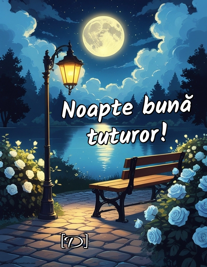 Imagini frumoase de Noapte Bună pentru Facebook: Peisaj de primăvară