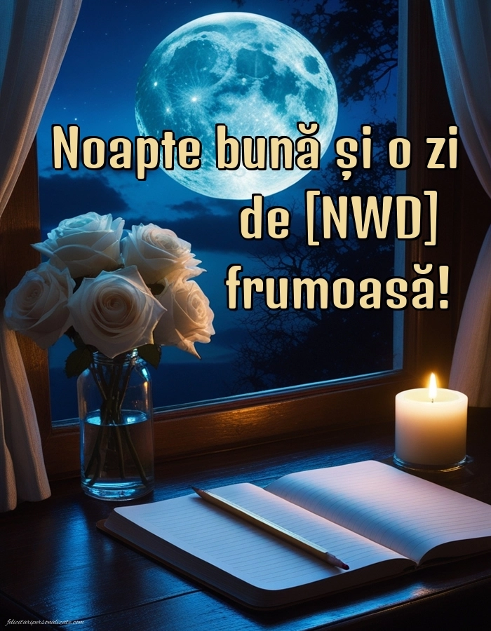 Imagini frumoase de Noapte Bună pentru Facebook: Peisaj de primăvară