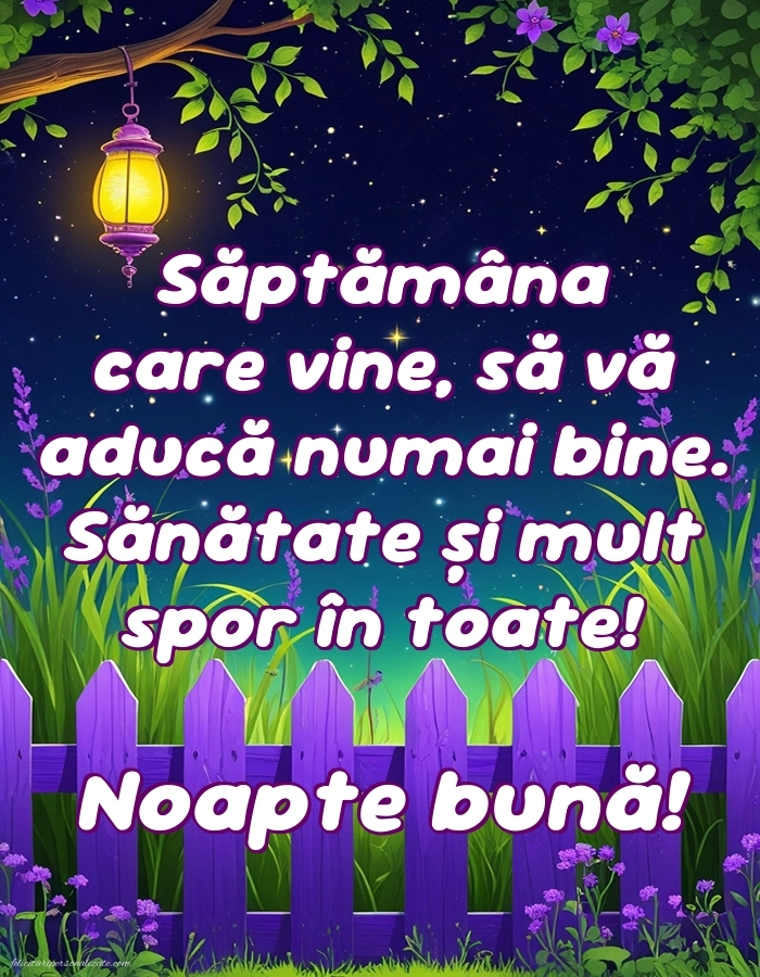 Imagini frumoase de Noapte Bună pentru Facebook: Peisaj de primăvară