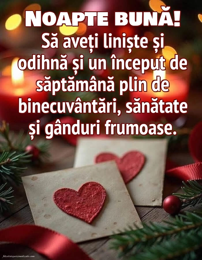 Imagini frumoase de Noapte Bună pentru Facebook: Peisaj de iarnă