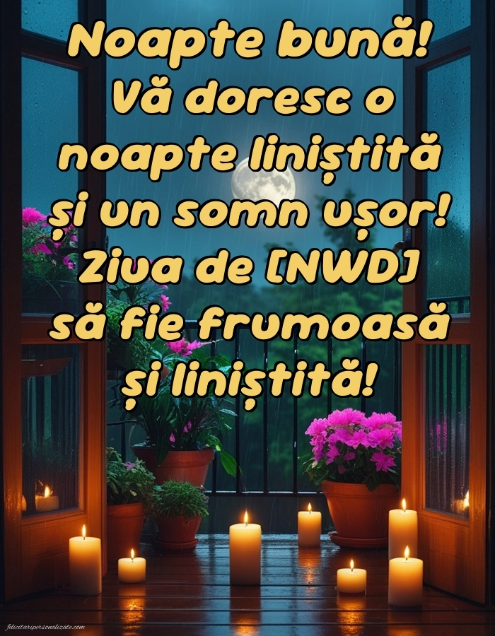 Imagini frumoase de Noapte Bună pentru Facebook: Peisaj de primăvară