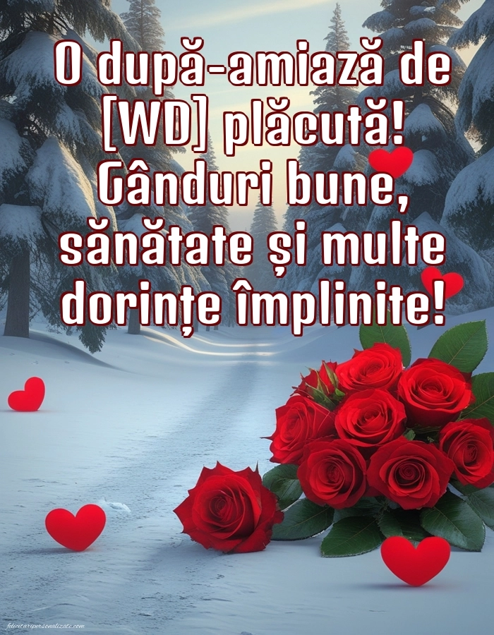 Imagini de După-amiază pentru FACEBOOK: Peisaj de iarnă