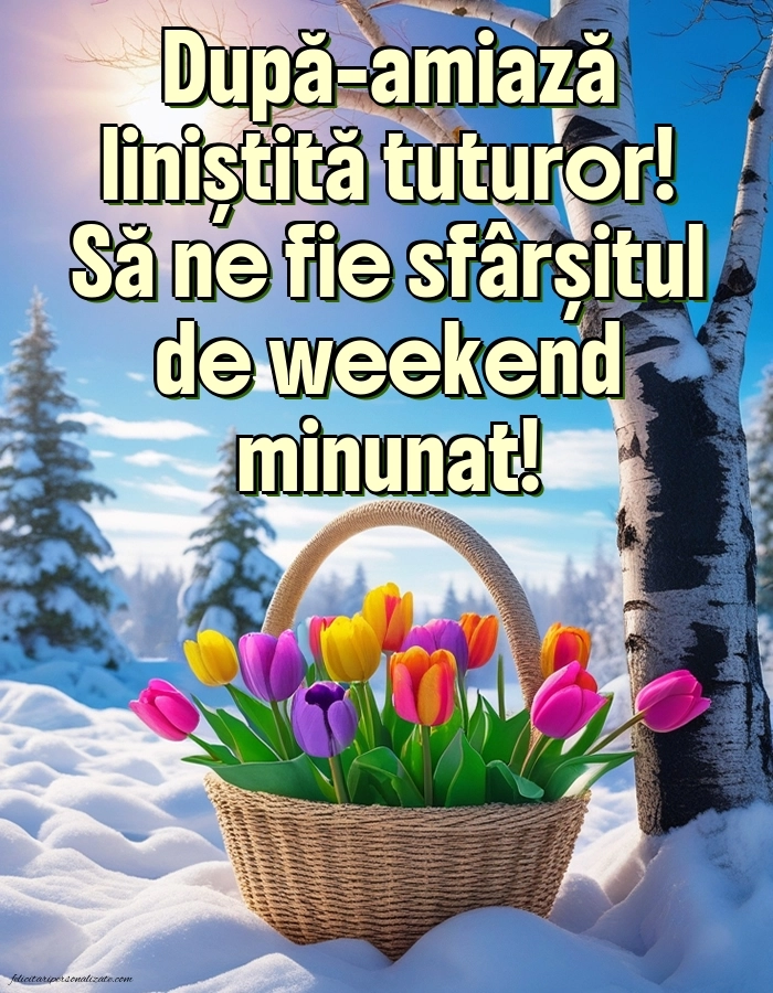 Imagini de După-amiază pentru FACEBOOK: Lalele