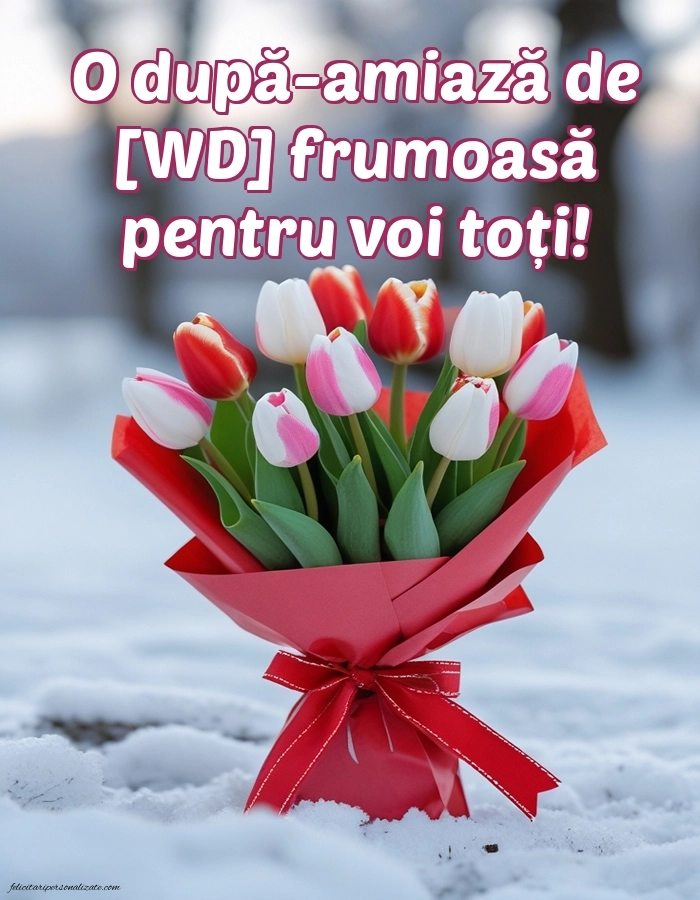 Imagini de După-amiază pentru FACEBOOK: Lalele