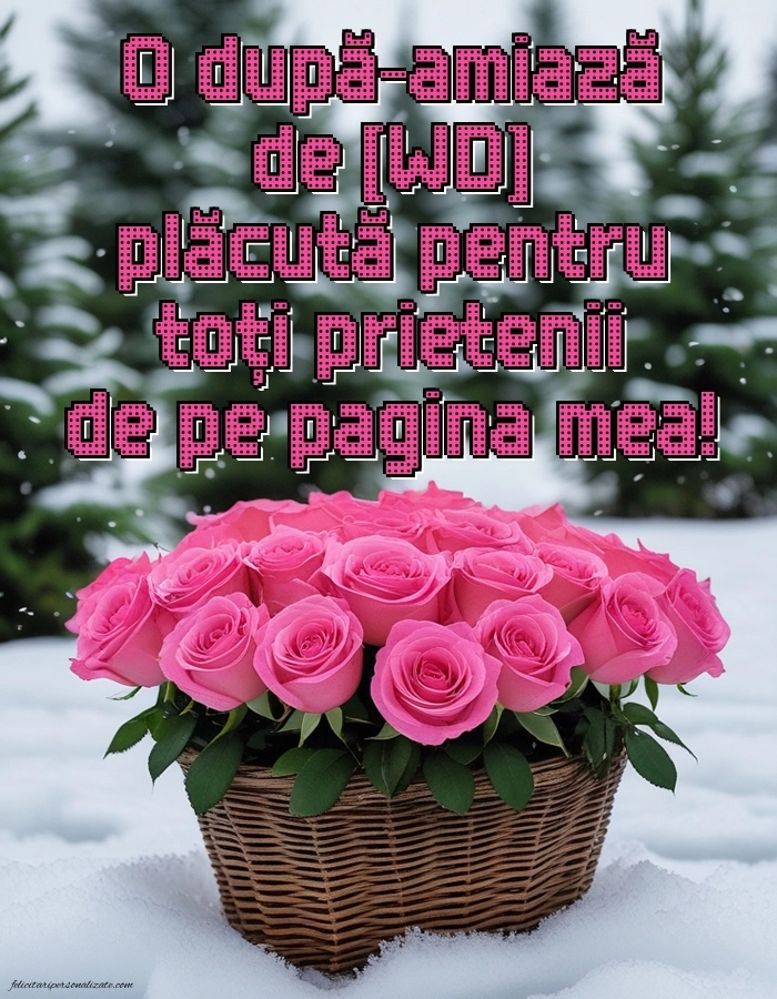 Imagini de După-amiază pentru FACEBOOK: Peisaj de iarnă