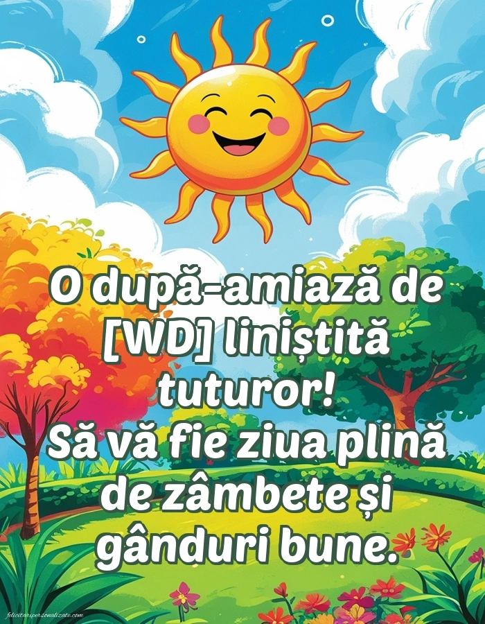 Imagini de După-amiază pentru FACEBOOK: Peisaj de primăvară