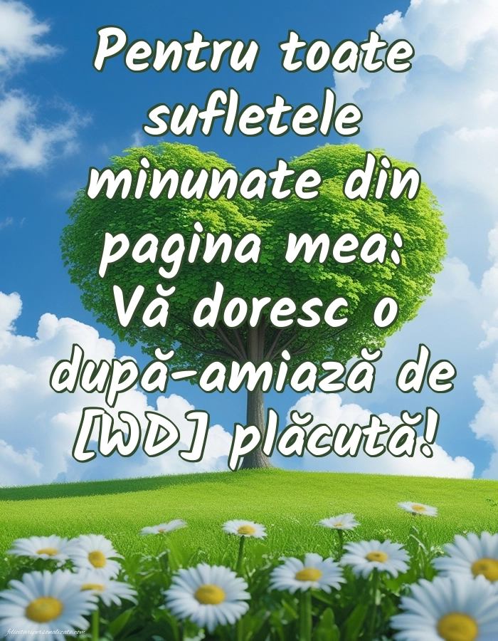 Imagini de După-amiază pentru FACEBOOK: Peisaj de primăvară