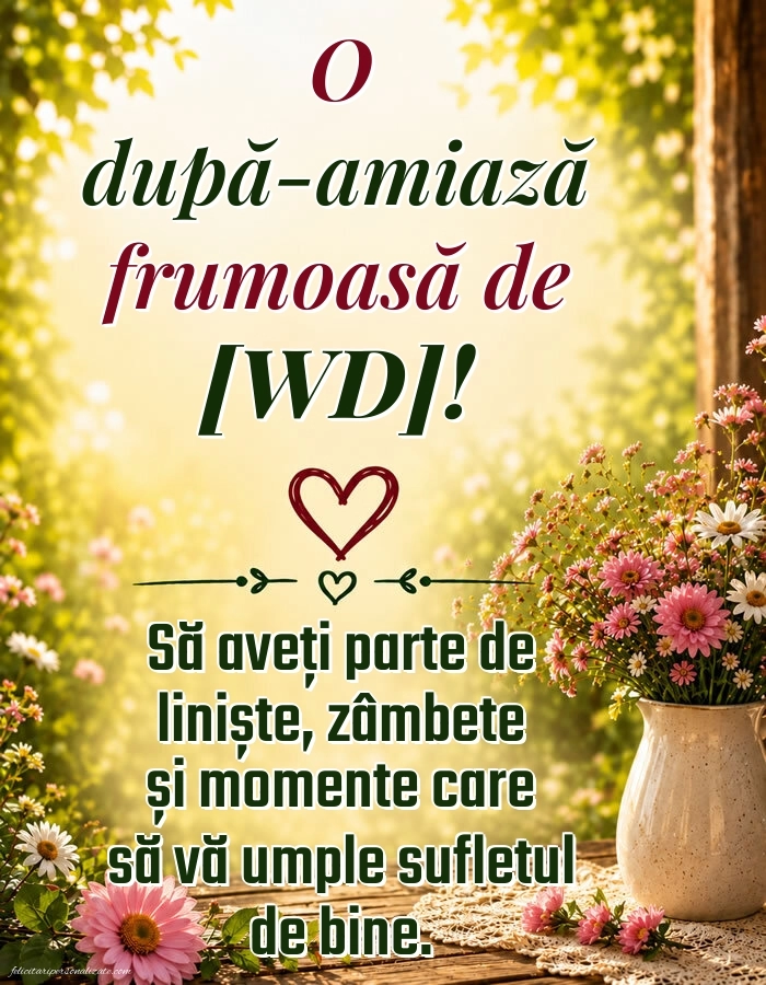 Imagini de După-amiază pentru FACEBOOK: Flori