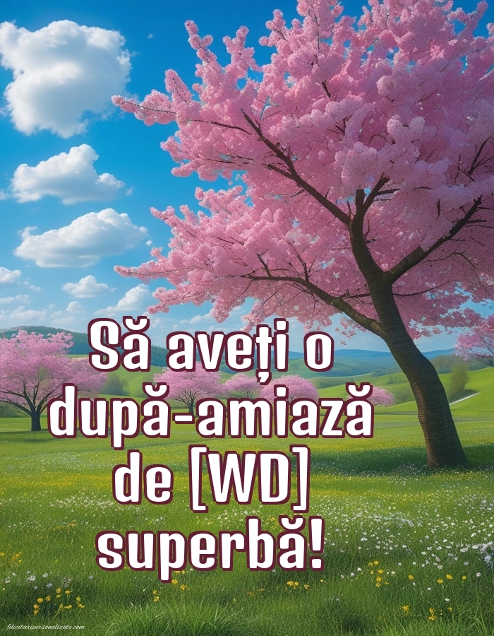 Imagini de După-amiază pentru FACEBOOK: Peisaj de primăvară