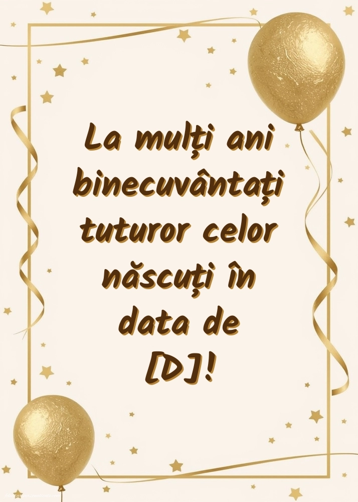 Imagini de La mulți ani pentru FACEBOOK: Baloane