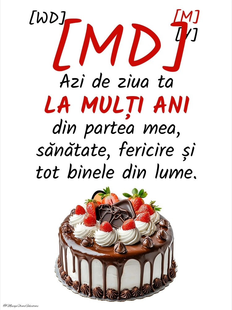 Imagini de La mulți ani pentru FACEBOOK: Tort