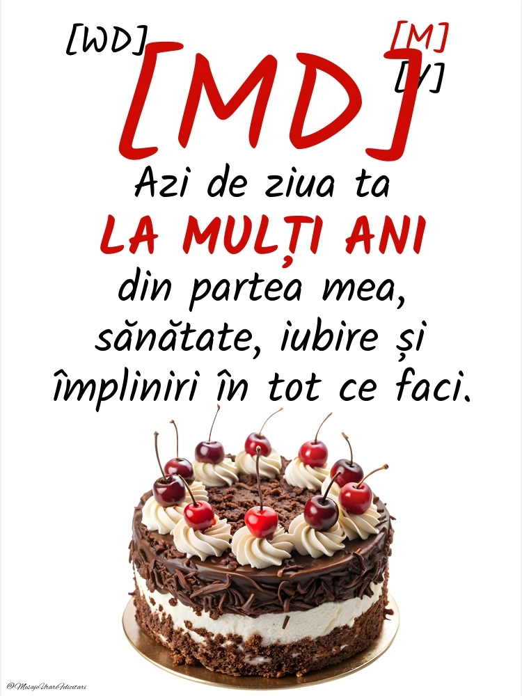 Imagini de La mulți ani pentru FACEBOOK: Tort