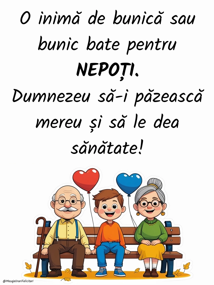 Imagini cu mesaje frumoase despre BUNICI și NEPOȚI: Bunici