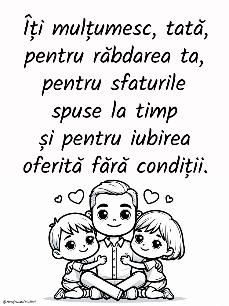 Poze cu mesaje frumoase pentru postări Facebook: Tata