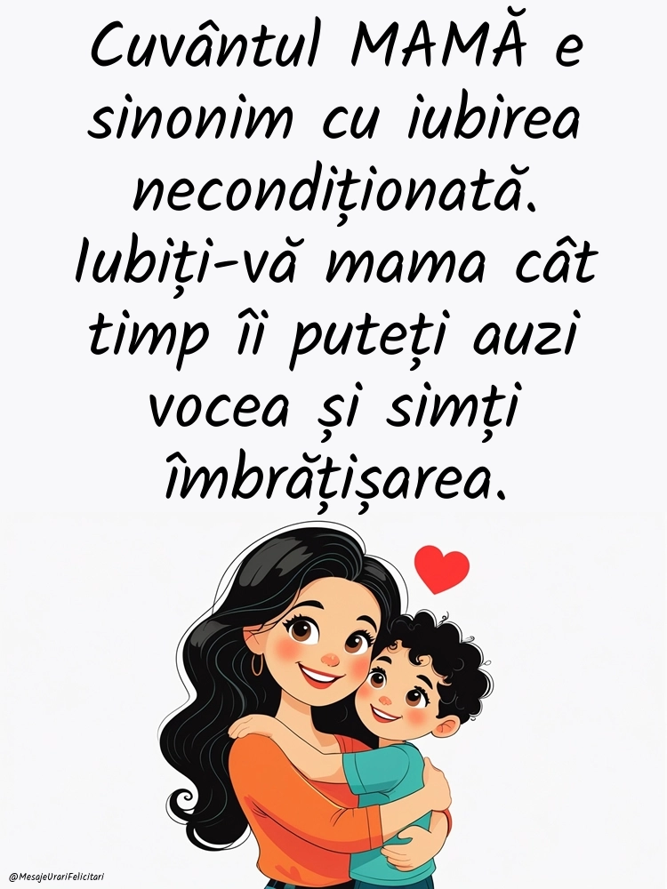 Imagini cu mesaje frumoase despre MAMA: Mama