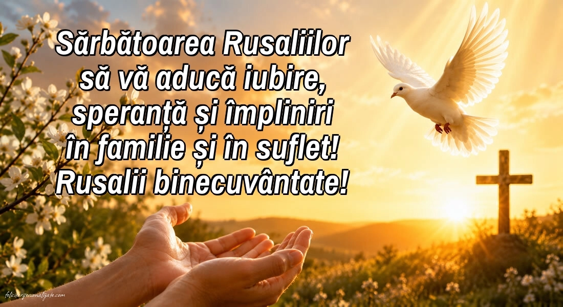 Mesaje de Rusalii cu imagini: Rusalii