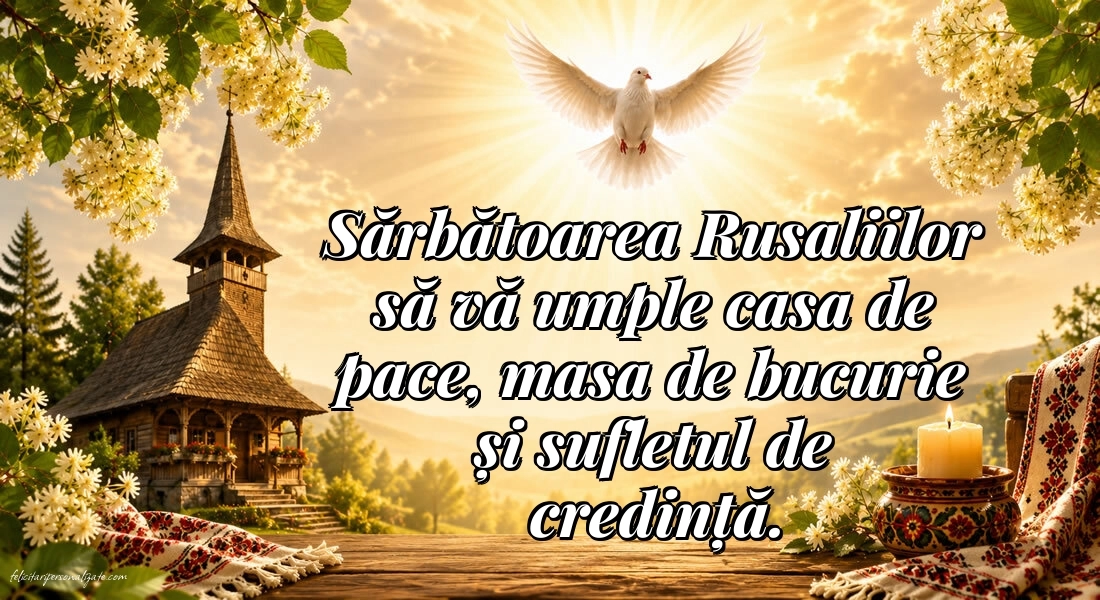Poze cu felicitări de Rusalii: Rusalii
