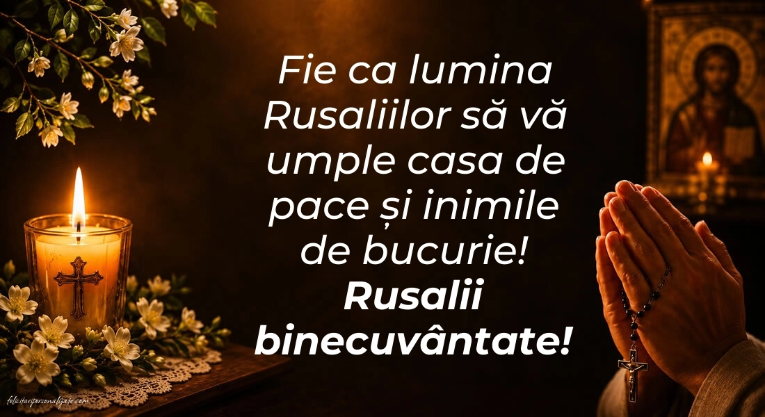 Mesaje de Rusalii cu imagini: Rusalii