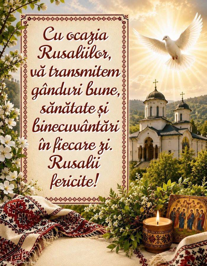 Poze cu felicitări de Rusalii: Rusalii