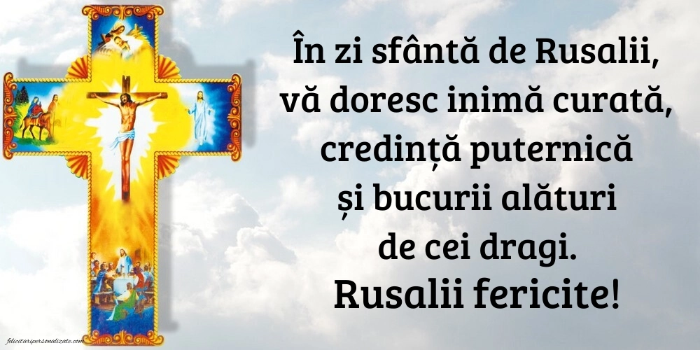 Mesaje de Rusalii cu imagini: Credință