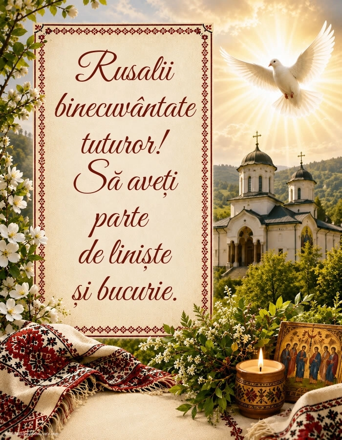 Poze cu felicitări de Rusalii: Rusalii