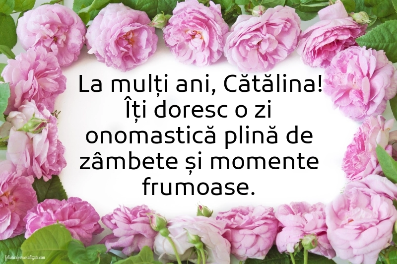 Felicitări de Sfânta Ecaterina - 25 Noiembrie: Flori