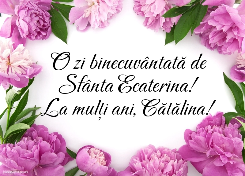 Imagini cu mesaje de Sfânta Ecaterina: Flori