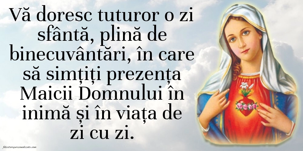 Imagini cu urări de Sfânta Maria Mare 15 August 2025: Credință