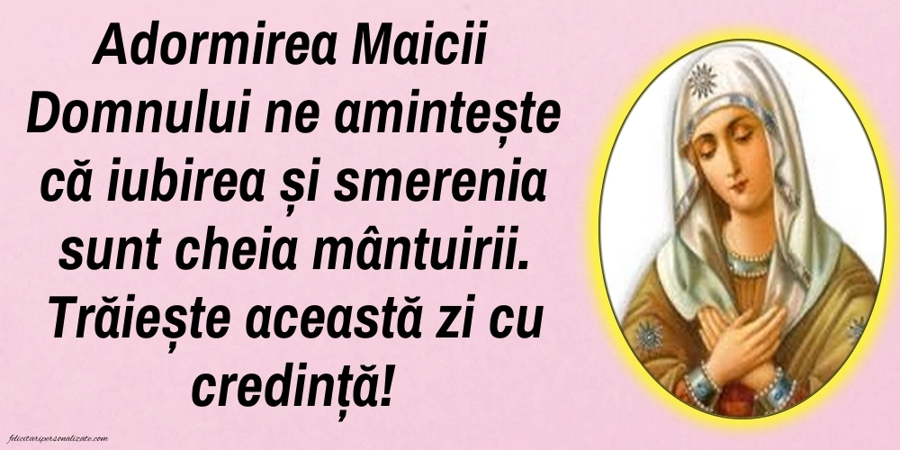 Imagini cu urări de Sfânta Maria Mare 15 August 2025: Sf. Maria