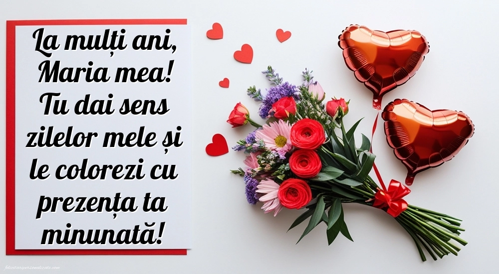 Poze cu mesaje de Sfânta Maria - 15 August: Flori și Inimioare