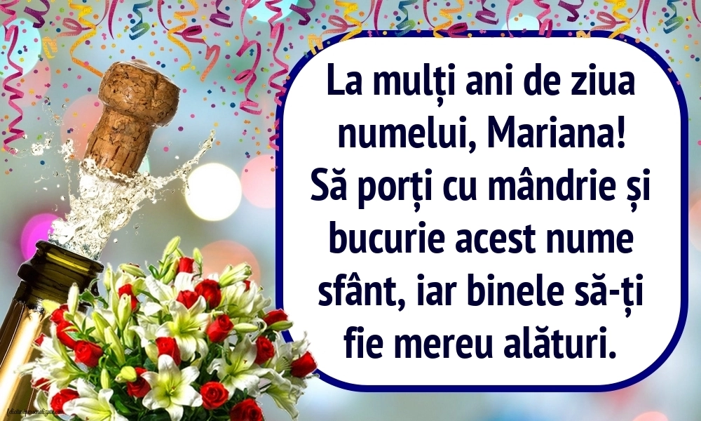 Poze cu mesaje de Sfânta Maria - 15 August: Șampanie și flori