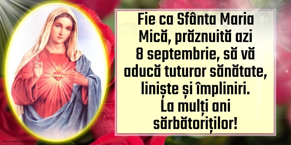Imagini frumoase cu La mulți ani de Sfânta Maria: Sf. Maria